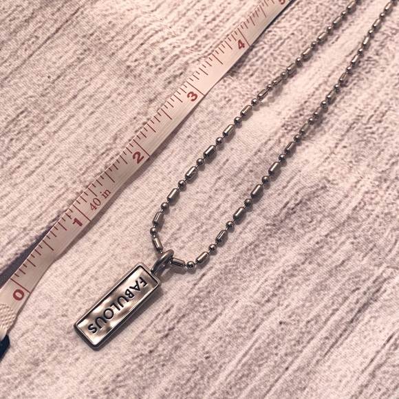 Silver Necklace with Fabulous Pendent - Picture 1 of 5